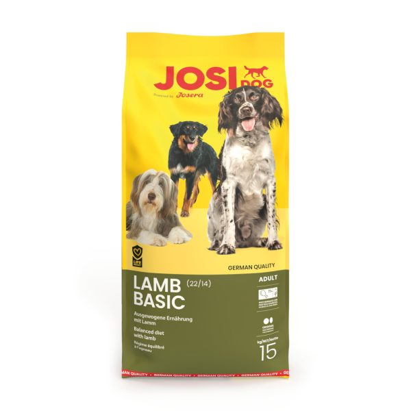 30kg Karitsa basic JosiDog koiran kuivaruoka
