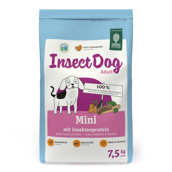 7.5kg InsectDog Mini Green Petfood koiran kuivaruoka