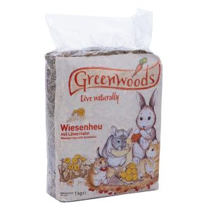 1kg niittyheinä voikukkaheinä Greenwoods Small Animals pieneläimille