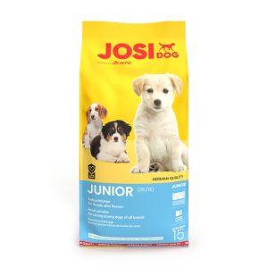 15kg Junior JosiDog kana sisältävä koiran kuivaruoka
