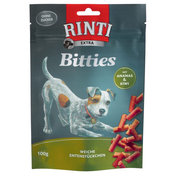 3x100g Extra Bitties mix, kaikki 3 makua RINTI koiralle
