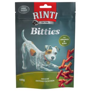 100g Extra Bitties ankka, ananas & kiivi RINTI koiralle