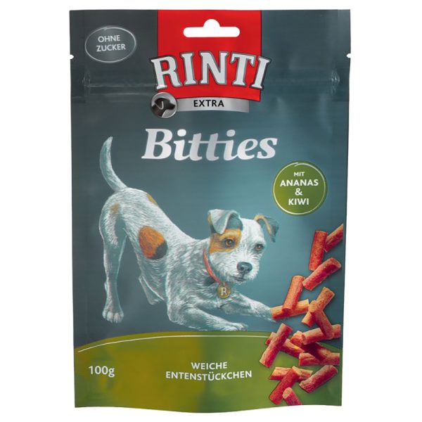 100g Extra Bitties ankka, ananas & kiivi RINTI koiralle