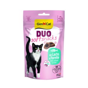 50g Duo Soft Snacks Snacks lohi & taimen GimCat kissan herkut