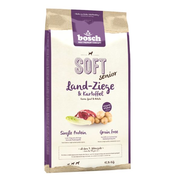 12,5kg Soft Senior Goat & Potato bosch koiran kuivaruoka