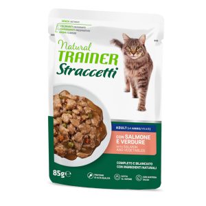 22x85g suikaleet kastikkeessa lohi Natural Trainer kissan märkäruoka