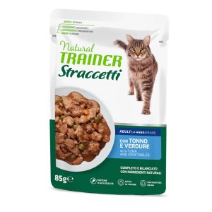22x85g suikaleet kastikkeessa tonnikala Natural Trainer kissan märkäruoka