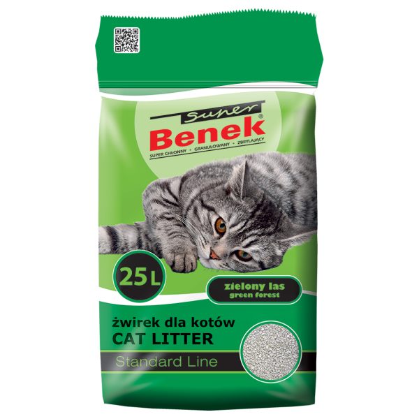 25 l (n 20kg) Super Green Forest Benek kissanhiekka