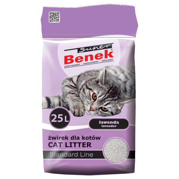 25 l (noin 20kg) Super Lavender Benek kissanhiekka