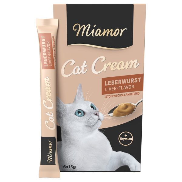 Miamor Cat Snack -maksamakkaratahna -  6 x 15 g