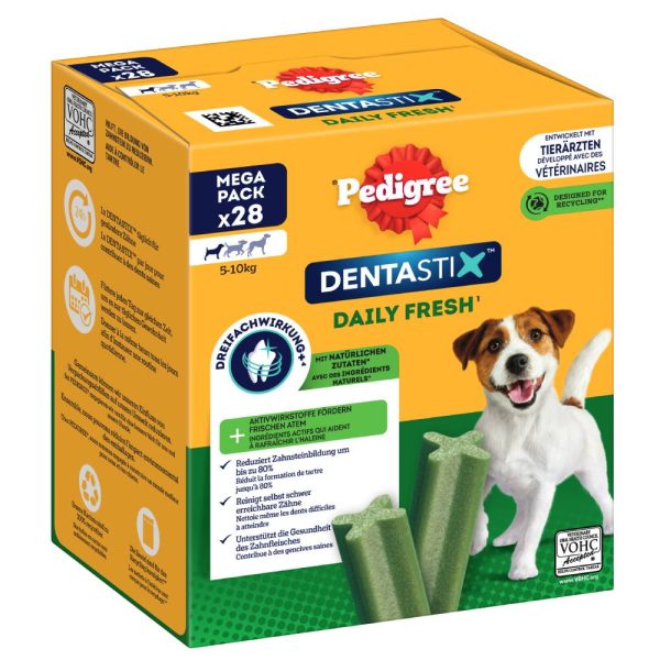 168 kpl Dentastix Daily Fresh pienille Pedigree koiranherkut