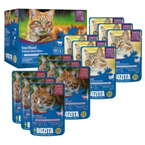12x85g Chunks in Jelly Sterilised lihalajitelma Bozita kissan märkäruoka