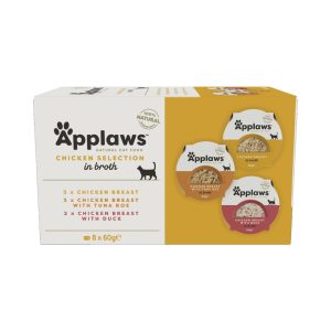 8x60g Pot kanalajitelma Applaws Kissanruoka