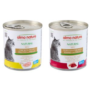 12x280g tonnikala, kana & kanafile Almo Nature Classic Kissanruoka