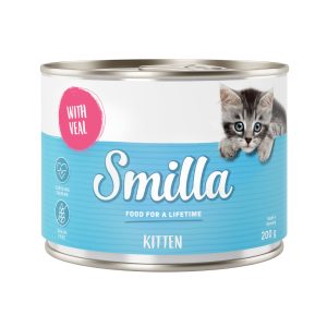 Smilla Kitten -säästöpakkaus: 24 x 200 g - vasikka