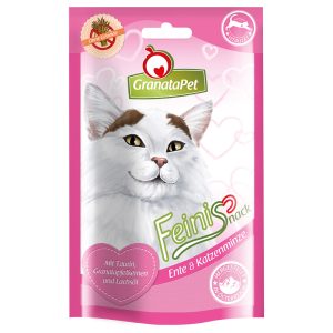 3x50g Feinis kissanherkut ankka & kissanminttu Granatapet kissalle