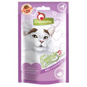 3x50g Feinis herkut siipik./kissanruoho+ankka/kissanminttu Granatapet