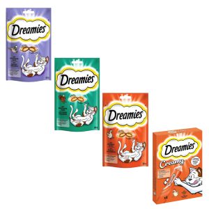 12x10g + 6x60g 4 makua Dreamies kissanherkut