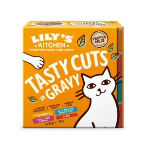 8x85g Tasty Cuts Multipack Lily's Kitchen kissan märkäruoka