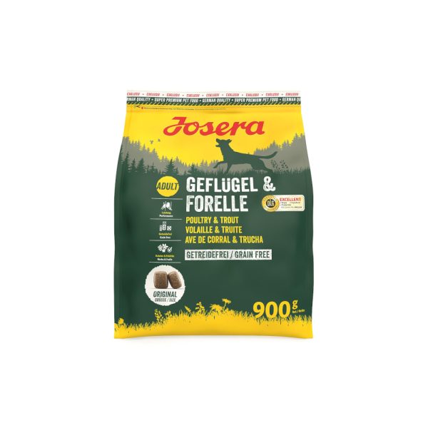 900g Poultry & Trout Josera koiran kuivaruoka