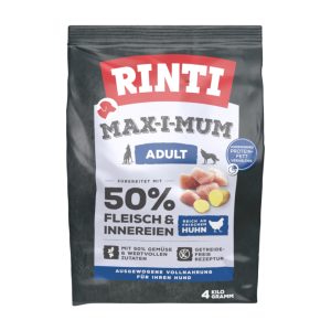 4kg Max-i-Mum Adult Chicken RINTI koiran kuivaruoka