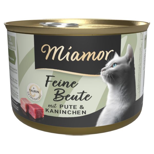 12x185g Feine Beute kalkkuna & kani Miamor kissan märkäruoka