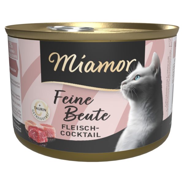 12x185g Feine Beute lihasekoitus Miamor kissan märkäruoka