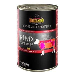 6x400g Single Protein nauta Belcando koiran märkäruoka