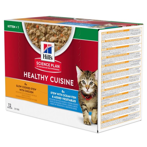 1280g Kitten Healthy Cuisine with Chicken & Ocean Fish Hill*s Science Plan kissanruoka