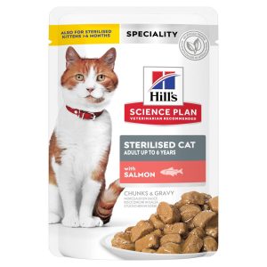 Hill's Science Plan Young Adult Sterilised - 48 x 85 g Salmon