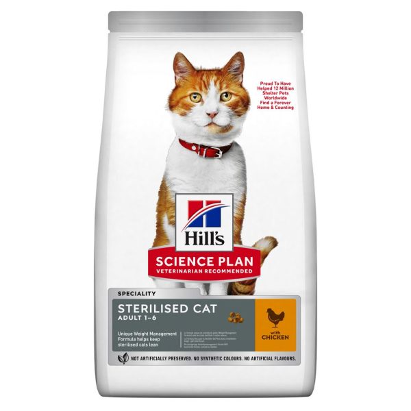10kg Young Adult Sterilised Chicken Hill's Science Plan kissanruoka