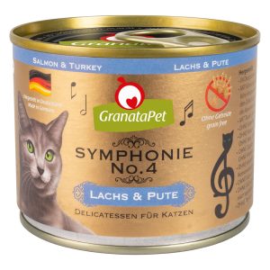 12x200g Symphonie lohi & kalkkuna Granatapet Kissanruoka