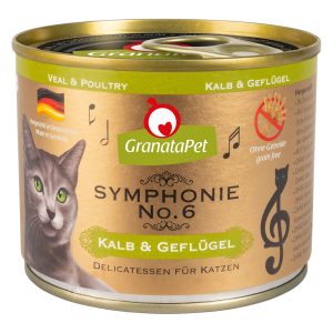 12x200g Symphonie vasikka & siipikarja Granatapet Kissanruoka