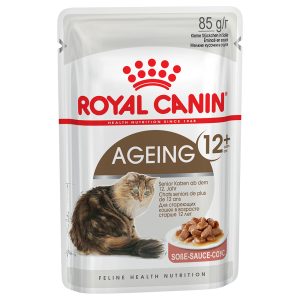 12x85g Ageing +12 in Gravy Royal Canin Kissanruoka
