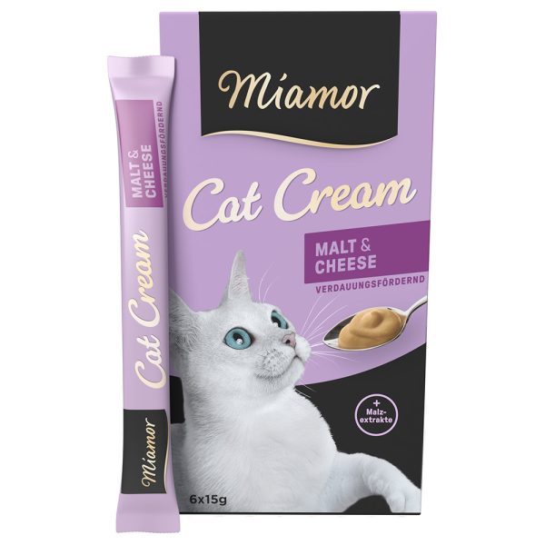 6x15g Cat Snack Malt Cream & Cheese Miamor kissalle