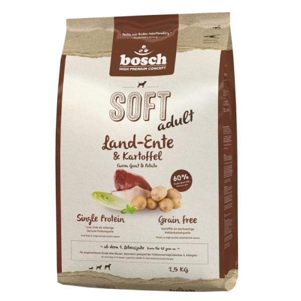 2,5kg Duck & Potato Bosch HPC Soft Koiranruoka