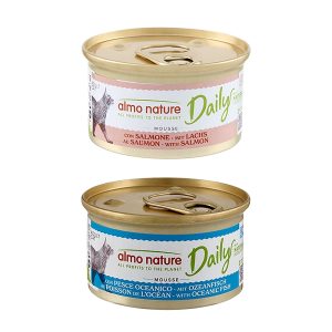 6x85g kalamousselajitelma Almo Nature Daily Menu Kissanruoka