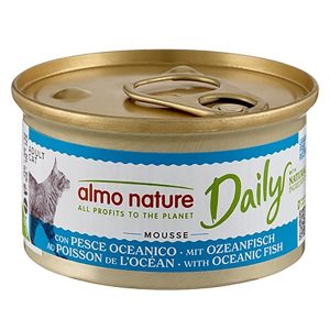 24x85g merikalamousse Almo Nature Daily Menu Kissanruoka