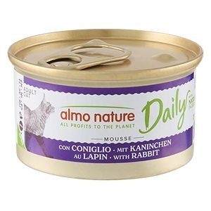 24x85g kanimousse Almo Nature Daily Menu Kissanruoka