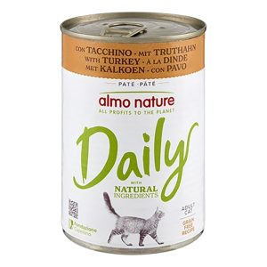 24x400g kalkkuna Almo Nature Daily Menu Kissanruoka