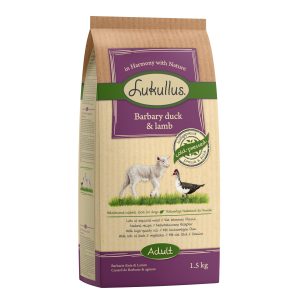1,5kg Lukullus Muscovy Duck & Lamb  koiranruoka