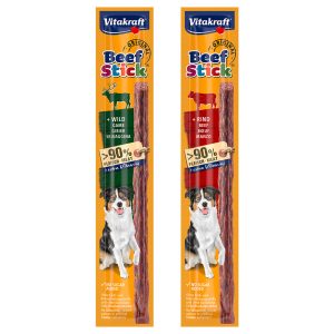 Vitakraft Beef-Stick -säästöpakkaus 50 x 12 g  - mix: nauta & peura