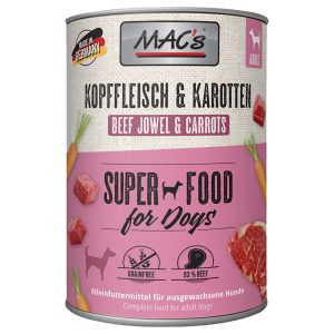 MAC's Adult pään liha & porkkana koiranruoka