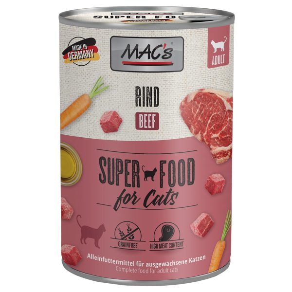 MAC´s Cat -säästöpakkaus 24 x 400 g - nauta