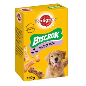6x500g Biscrok, 3 makua Pedigree koiralle
