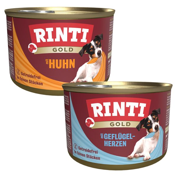 RINTI Gold kanapalat + siipikarjansydän koiranruoka