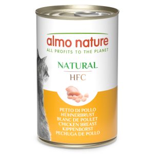 6x140g kananrinta Almo Nature Classic kissan märkäruoka