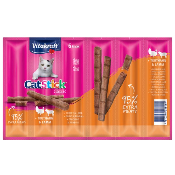 12x6g Cat Stick Classic kalkkuna & lammas Vitakraft