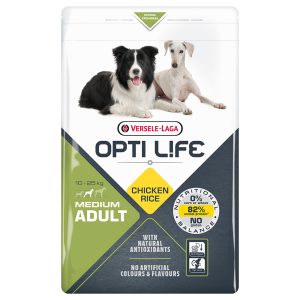 12,5kg Opti Life Adult Medium  koiranruoka
