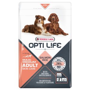 12,5kg Opti Life Adult Skin Care Medium & Maxi  koiranruoka